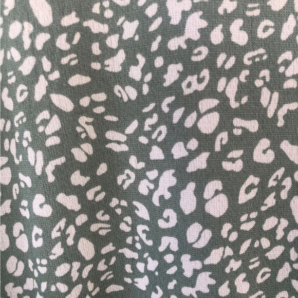 Princess Polly Sage Green Leopard Mini party Dress coquette girl girlhoodcore - Picture 14 of 15